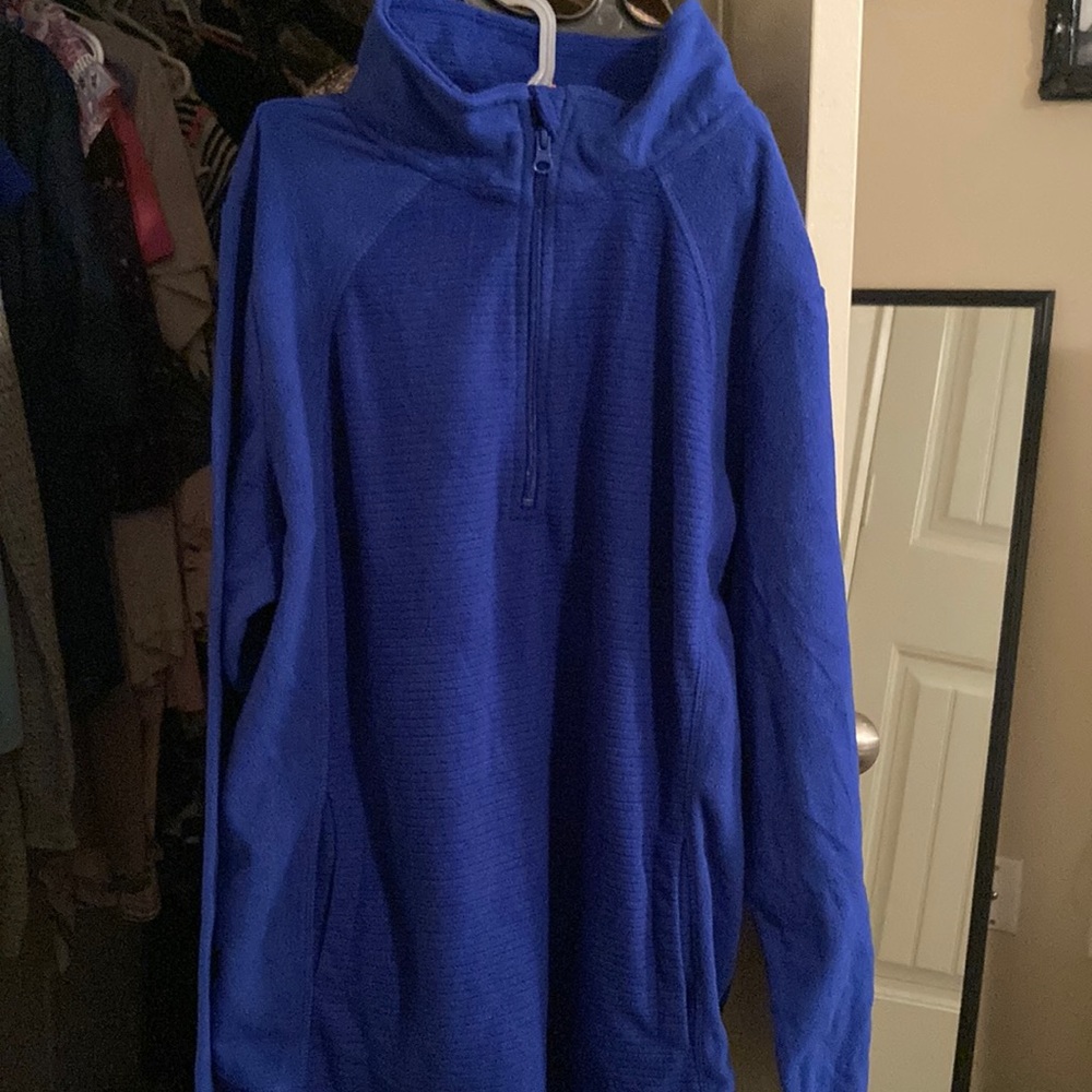 St. John’s Bay bold blue classic quarter zip jacket